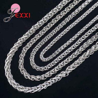 Cheap Price Wholesale Jewlelry Accessory Chains For Sale 925 Sterling Silver Top Quality Necklace Link Chain Free Shipping