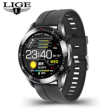 LIGE touch screen Mens Smart Watch waterproof