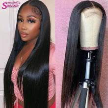Bone Straight 360 Transparent Lace Front Human Hair Wig