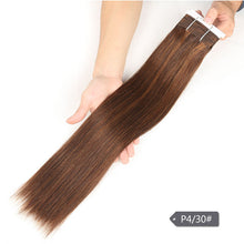 Sleek Brazilian Hair Weave Bundles Silky Straight Human Hair Extension 1 pc Remy Brazilian Straight Hair Bundles